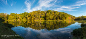 Early Fall Colors at Spring Mill Lake