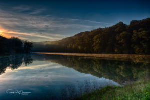 Sunrise at Oble Lake Brown County SP IN