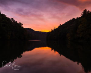 Sunrise at Mill Creen Daniel Boone National Forest KY