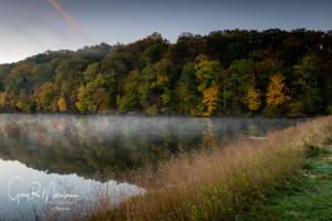 Fall colors at Ogle Lake Brown County IN